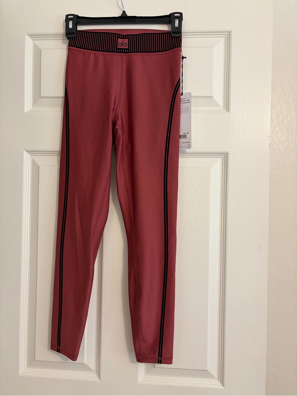 Sold Out Clay Alo High-Rise Leggings with Contrast Stripe